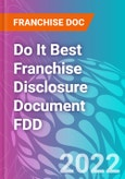 Do It Best Franchise Disclosure Document FDD- Product Image