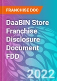 DaaBIN Store Franchise Disclosure Document FDD- Product Image