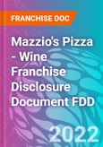 Mazzio's Pizza - Wine Franchise Disclosure Document FDD- Product Image