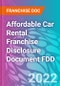 Affordable Car Rental Franchise Disclosure Document FDD - Product Thumbnail Image