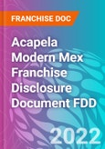 Acapela Modern Mex Franchise Disclosure Document FDD- Product Image
