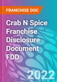 Crab N Spice Franchise Disclosure Document FDD- Product Image