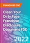Clean Your Dirty Face Franchise Disclosure Document FDD - Product Thumbnail Image