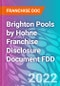 Brighton Pools by Hohne Franchise Disclosure Document FDD - Product Thumbnail Image