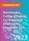 Booskerdoo Coffee & Baking Co. Franchise Disclosure Document FDD- Product Image