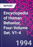 Encyclopedia of Human Behavior, Four-Volume Set. V1-4- Product Image
