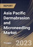 Asia Pacific Dermabrasion and Microneedling Market Size, Share & Industry Trends Analysis Report By End User, By Application, By Procedure (Dermabrasion and Microneedling), By Gender (Female and Male), By Country and Growth Forecast, 2023-2029- Product Image