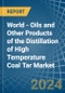 World - Oils and Other Products of the Distillation of High Temperature Coal Tar - Market Analysis, Forecast, Size, Trends and Insights - Product Image