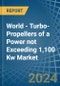 World - Turbo-Propellers of a Power not Exceeding 1,100 Kw - Market analysis, Forecast, Size, Trends and Insights - Product Image