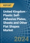 United Kingdom - Plastic Self-Adhesive Plates, Sheets and Other Flat Shapes - Market Analysis, Forecast, Size, Trends and Insights - Product Image