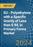 EU - Polyethylene with a Specific Gravity of Less than 0.94, in Primary Forms - Market analysis, Forecast, Size, Trends and insights- Product Image
