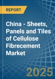 China - Sheets, Panels and Tiles of Cellulose Fibrecement - Market Analysis, Forecast, Size, Trends and Insights- Product Image