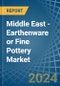 Middle East - Earthenware or Fine Pottery - Market Analysis, Forecast, Size, Trends and Insights - Product Image