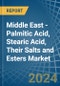 Middle East - Palmitic Acid, Stearic Acid, Their Salts and Esters - Market Analysis, Forecast, Size, Trends and Insights - Product Image