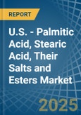 U.S. - Palmitic Acid, Stearic Acid, Their Salts and Esters - Market Analysis, Forecast, Size, Trends and Insights- Product Image