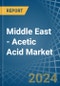 Middle East - Acetic Acid - Market Analysis, Forecast, Size, Trends and Insights - Product Thumbnail Image