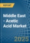 Middle East - Acetic Acid - Market Analysis, Forecast, Size, Trends and Insights - Product Thumbnail Image