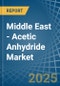 Middle East - Acetic Anhydride - Market Analysis, Forecast, Size, Trends and Insights - Product Thumbnail Image