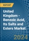 United Kingdom - Benzoic Acid, Its Salts and Esters - Market Analysis, Forecast, Size, Trends and Insights - Product Thumbnail Image