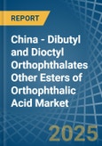 China - Dibutyl and Dioctyl Orthophthalates Other Esters of Orthophthalic Acid - Market Analysis, Forecast, Size, Trends and Insights- Product Image