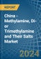 China - Methylamine, Di- or Trimethylamine and Their Salts - Market Analysis, Forecast, Size, Trends and Insights - Product Image