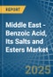 Middle East - Benzoic Acid, Its Salts and Esters - Market Analysis, Forecast, Size, Trends and Insights - Product Thumbnail Image