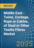 Middle East - Twine, Cordage, Rope or Cables, of Sisal or Other Textile Fibres - Market Analysis, Forecast, Size, Trends and Insights- Product Image