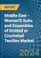 Middle East - Women'S Suits and Ensembles of Knitted or Crocheted Textiles - Market Analysis, Forecast, Size, Trends and Insights - Product Thumbnail Image
