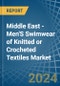 Middle East - Men'S Swimwear of Knitted or Crocheted Textiles - Market Analysis, Forecast, Size, Trends and Insights - Product Image