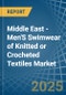 Middle East - Men'S Swimwear of Knitted or Crocheted Textiles - Market Analysis, Forecast, Size, Trends and Insights - Product Image