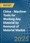 China - Machine-Tools for Working Any Material by Removal of Material - Market Analysis, forecast, Size, Trends and Insights - Product Thumbnail Image