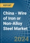 China - Wire of Iron or Non-Alloy Steel (Stainless Steel or Other Alloy Steel) - Market Analysis, Forecast, Size, Trends and Insights - Product Thumbnail Image