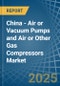 China - Air or Vacuum Pumps and Air or Other Gas Compressors - Market Analysis, Forecast, Size, Trends and Insights - Product Thumbnail Image