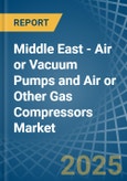 Middle East - Air or Vacuum Pumps and Air or Other Gas Compressors - Market Analysis, Forecast, Size, Trends and Insights- Product Image