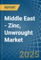 Middle East - Zinc, Unwrought (Not Alloyed) - Market Analysis, Forecast, Size, Trends and Insights - Product Thumbnail Image