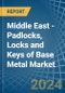 Middle East - Padlocks, Locks and Keys of Base Metal - Market Analysis, Forecast, Size, Trends and Insights - Product Image