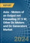 Asia - Motors of an Output not Exceeding 37.5 W; Other Dc Motors and Dc Generators - Market analysis, Forecast, Size, Trends and Insights - Product Thumbnail Image