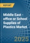 Middle East - office or School Supplies of Plastics - Market Analysis, Forecast, Size, Trends and Insights - Product Thumbnail Image