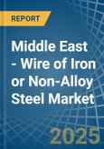 Middle East - Wire of Iron or Non-Alloy Steel (Stainless Steel or Other Alloy Steel) - Market Analysis, Forecast, Size, Trends and Insights- Product Image