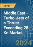 Middle East - Turbo-Jets of a Thrust Exceeding 25 Kn - Market analysis, Forecast, Size, Trends and Insights- Product Image