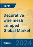 Decorative wire mesh crimped Global Market Insights 2023, Analysis and Forecast to 2028, by Manufacturers, Regions, Technology, Application, Product Type- Product Image