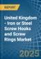 United Kingdom - Iron or Steel Screw Hooks and Screw Rings - Market Analysis, Forecast, Size, Trends and Insights - Product Thumbnail Image