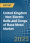 United Kingdom - Non-Electric Bells and Gongs of Base Metal - Market Analysis, Forecast, Size, Trends and Insights - Product Thumbnail Image