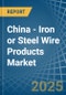 China - Iron or Steel Wire Products - Market Analysis, Forecast, Size, Trends and Insights - Product Thumbnail Image