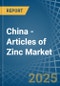 China - Articles of Zinc - Market Analysis, Forecast, Size, Trends and Insights - Product Thumbnail Image