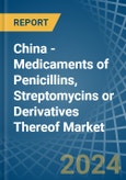 China - Medicaments of Penicillins, Streptomycins or Derivatives Thereof - Market Analysis, Forecast, Size, Trends and Insights- Product Image