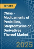 China - Medicaments of Penicillins, Streptomycins or Derivatives Thereof - Market Analysis, Forecast, Size, Trends and Insights- Product Image