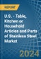 U.S. - Table, Kitchen or Household Articles and Parts of Stainless Steel - Market Analysis, Forecast, Size, Trends and Insights - Product Thumbnail Image