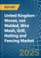 United Kingdom - Woven, not Welded, Wire Mesh, Grill, Netting and Fencing - Market Analysis, Forecast, Size, Trends and Insights - Product Thumbnail Image