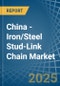 China - Iron/Steel Stud-Link Chain - Market Analysis, Forecast, Size, Trends and Insights - Product Thumbnail Image